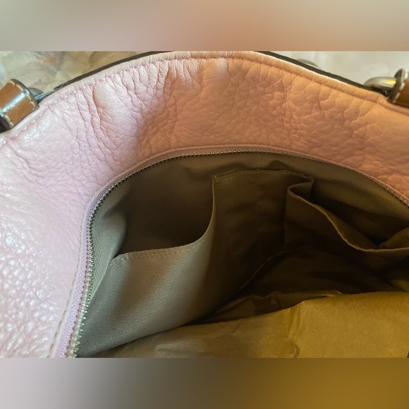 Coach Pink Pebble Purse - Picture 5 of 12